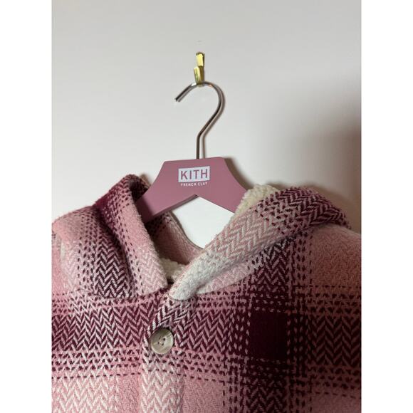 kith hooded ginza french clay sherpa jacket - Picture 3 of 7